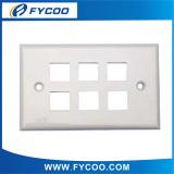 120 type Face Plate 6 Port (USA style)