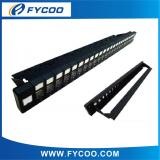 UTP Blank Patch Panel with Dust Cover & Removable Back Bar,24 Port