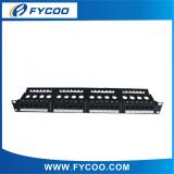 Cat6 45 Degree 24 Ports Patch Panel with Back Bar