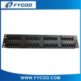 Cat5e UTP 48 Ports Patch Panel（Double USE End）