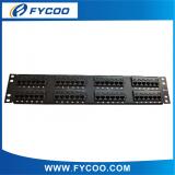 Cat5e UTP 48 Ports Patch Panel（Double USE End）