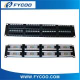 Cat.5e UTP 48 Ports Patch Panel（Double USE End）