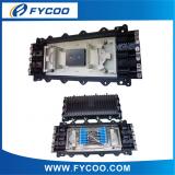 Fiber Optic Splice Closure big Horizontal type three inlets/outlets(3Entry 3Exit PC Material Fiber PLC spliter type)