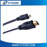 Solid Color Micro type A TO D HDMI M to M Cable