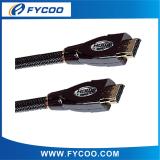 HDMI M TO M cable Metal casing type Black Chromium metal casing outer mold