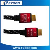 HDMI M TO M cable Metal casing type Aluminum alloy outer mold , shell color have blue、red